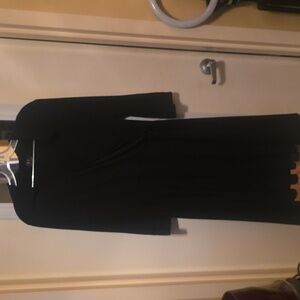 Elegant Black Long Sleeve Dress